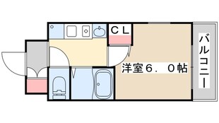 エステムコート神戸ハーバーランド前の物件間取画像